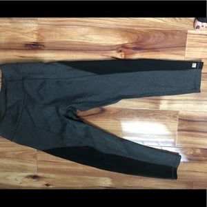 Grey and Black Au Leggings from Bandier